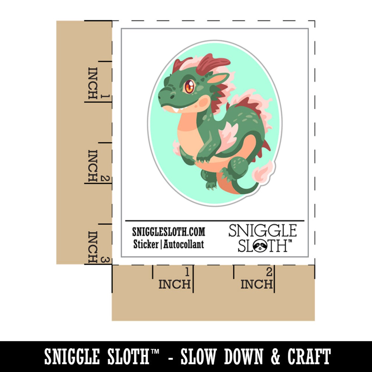 Asian Long Dragon Cloudy Sky Waterproof Vinyl Phone Tablet Laptop Water Bottle Sticker Set - 5 Pack